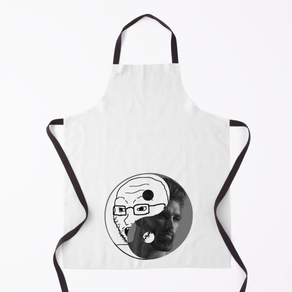 Item preview, CHAD YIN YANG WOJAK SOY BOY CRINGE DOOMER ZOOMER designed and sold by Rosko-.