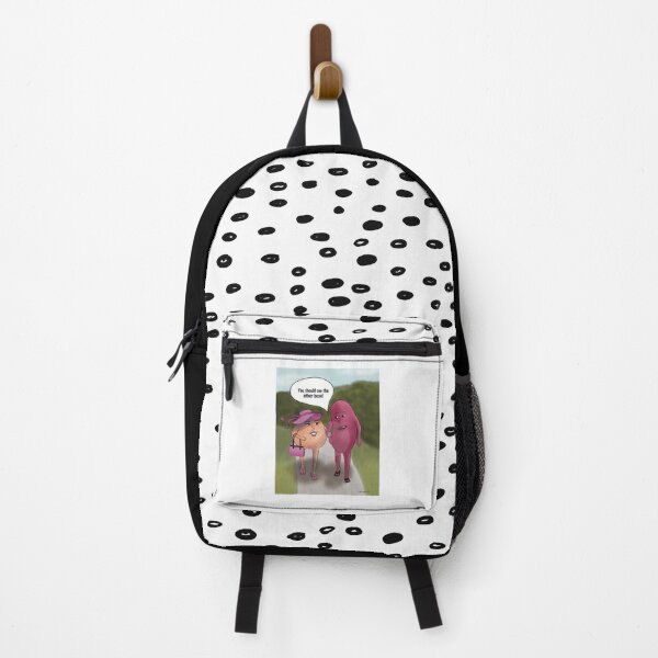 Item preview, Chic Pea & Her Beau – funny cartoon on white background designed and sold by Crystal Raymond.