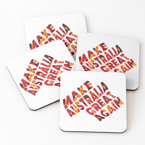 Item preview, Make Australia Great Again Aboriginal Art Text Map designed and sold by Sunny Collections.