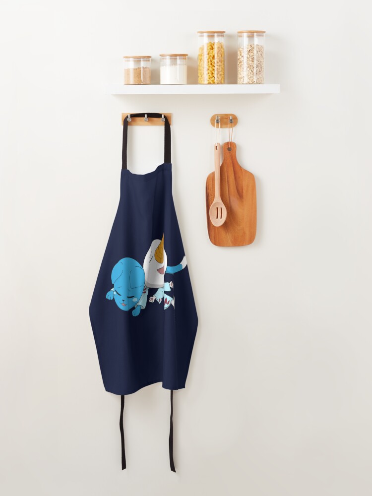 Alternate view of Happy and Plue Fairy Tail Apron