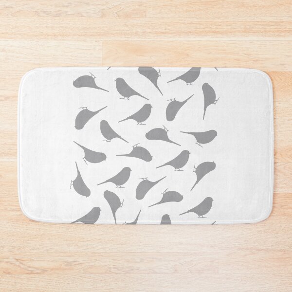 Item preview, Grey bird motif designed and sold by Marju Rose.