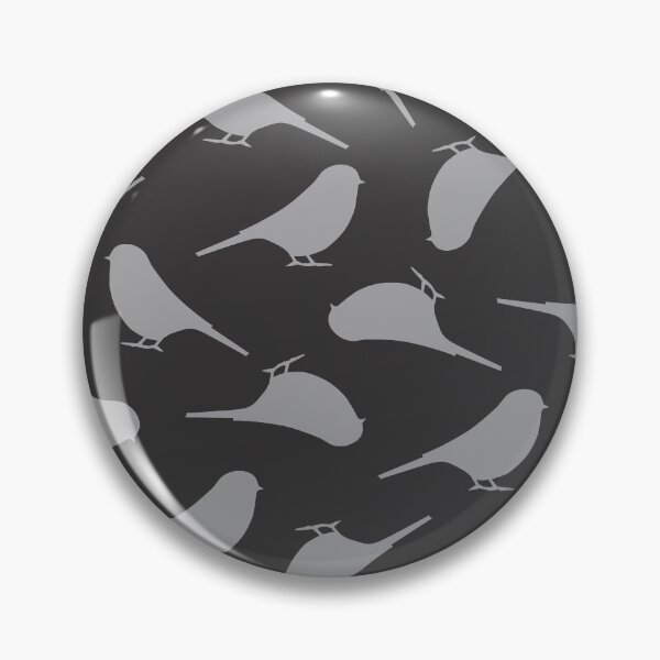 Item preview, Grey bird motif designed and sold by Marju Rose.