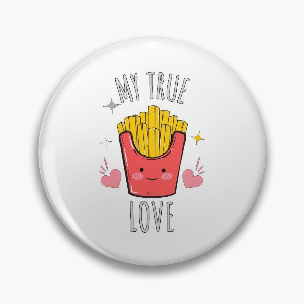 Item preview, My True Love - Cute Kawaii French Fries designed and sold by Kaos Urbanwear.