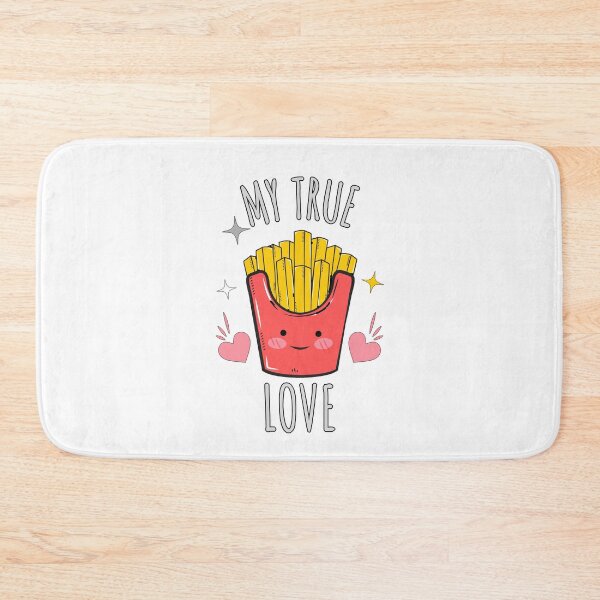 Item preview, My True Love - Cute Kawaii French Fries designed and sold by Kaos Urbanwear.