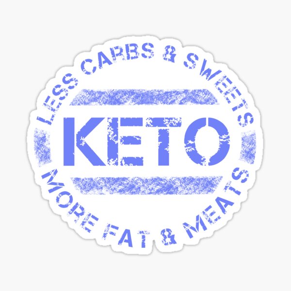 Item preview, Keto Lifestyle Diet Gift With Worn Distressed Text In Blue designed and sold by Funful.