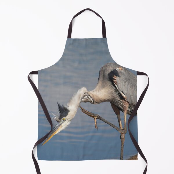 Item preview, Great Blue Heron scratching its neck designed and sold by Zina Stromberg.