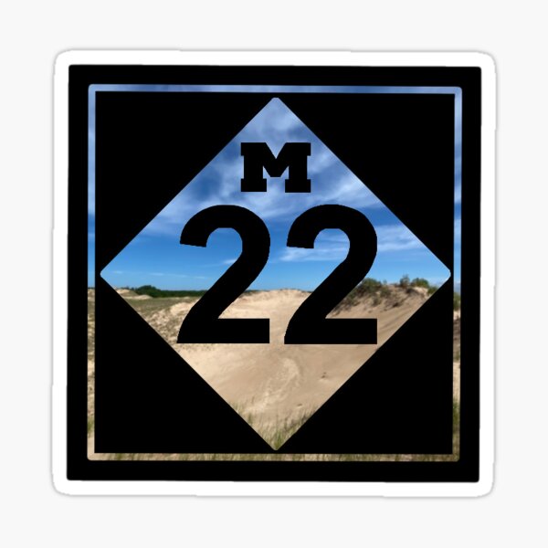 M-22 (Dunes) Sticker