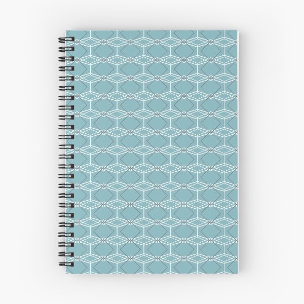 Item preview, Diamond & Hexagon Pattern Teal, White & Gray designed and sold by DistantOverture.