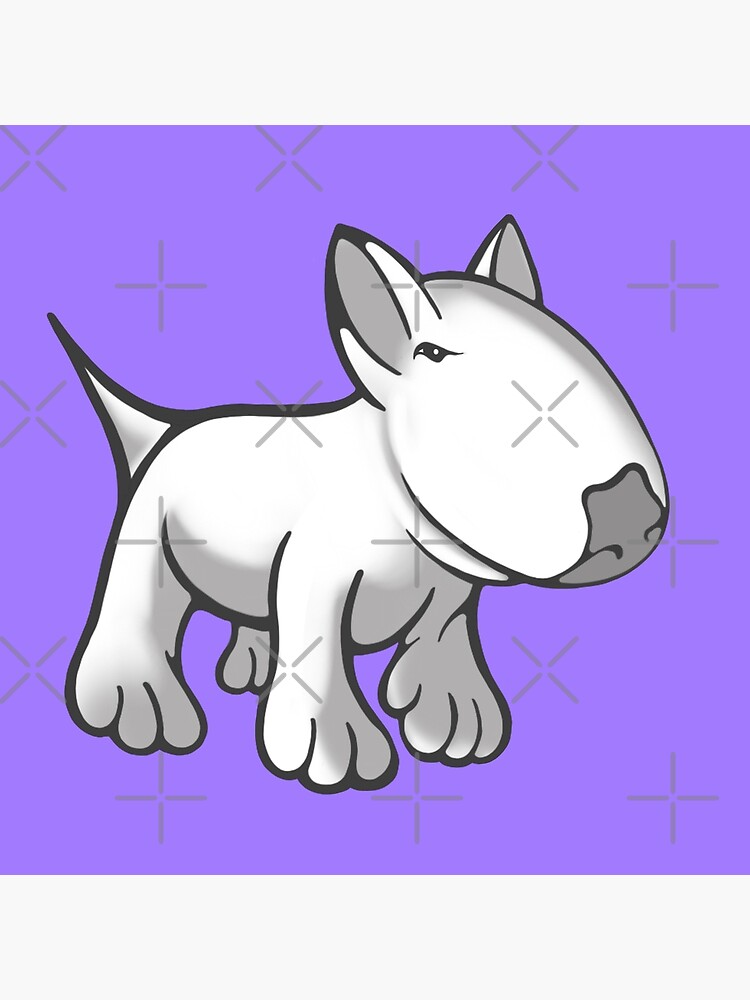 cute english bull terrier