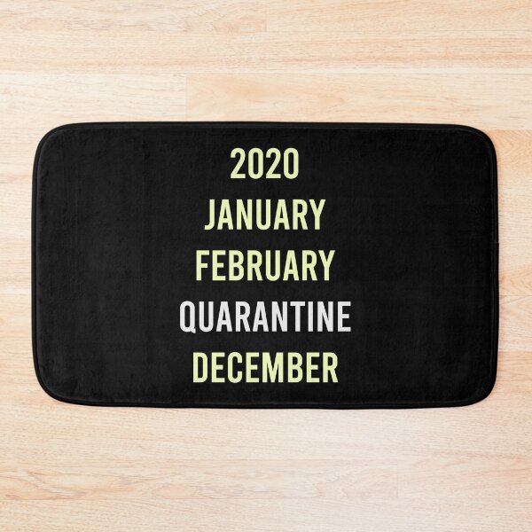 Item preview, 2020 January February Quarantine December designed and sold by MJLdesigns.