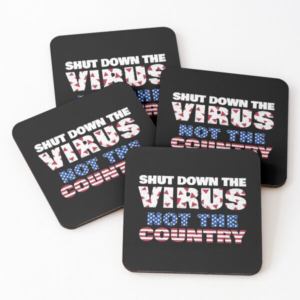 Item preview, Shut Down The Virus Not The Country designed and sold by bonmotto.