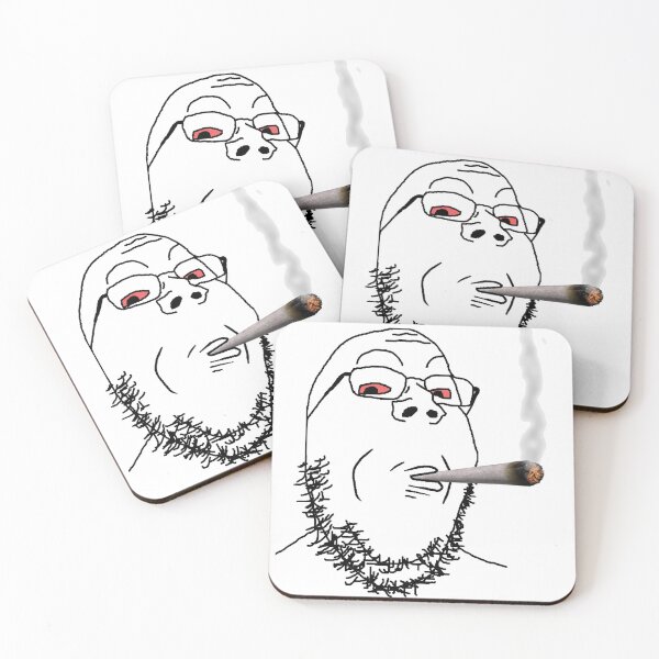 Item preview, MARIJUANA WEED WOJAK SOYLENT REDDIT TREES designed and sold by Rosko-.