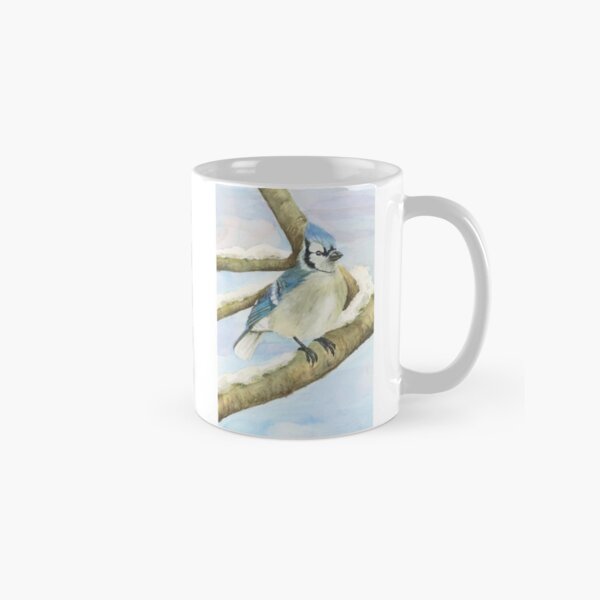 Item preview, winter blue jay designed and sold by ChrisKrantzArt.