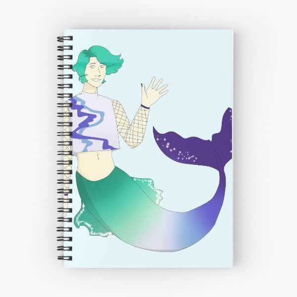 Item preview, Gay/mlm pride merman designed and sold by Brenu.