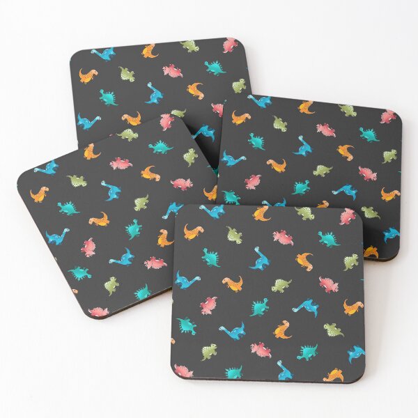 Item preview, Watercolour dinosaur pattern designed and sold by design-emporium.