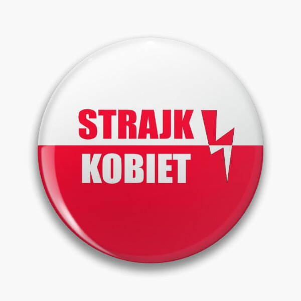 Item preview, Strajk Kobiet Poland Red Lightning Bolt designed and sold by oxoxoxo.