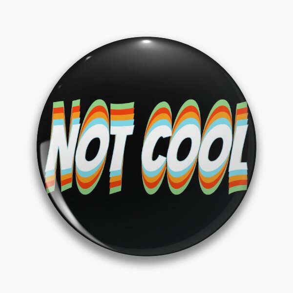 Item preview, Not Cool V3-Retro Vintage Colors designed and sold by BLACKSUN-SHOP.