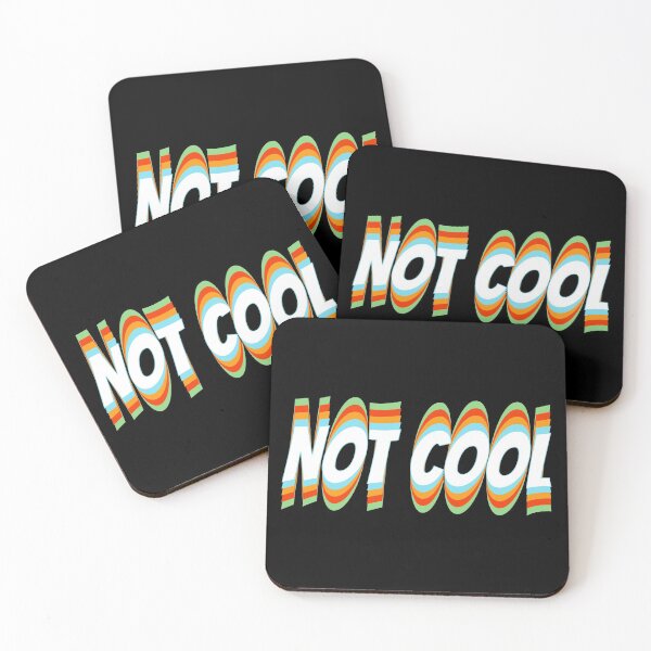 Item preview, Not Cool V3-Retro Vintage Colors designed and sold by BLACKSUN-SHOP.