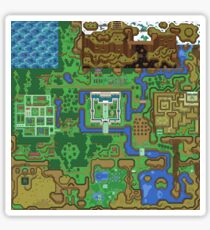 The Legend of Zelda: A Link to the Past Map Sticker