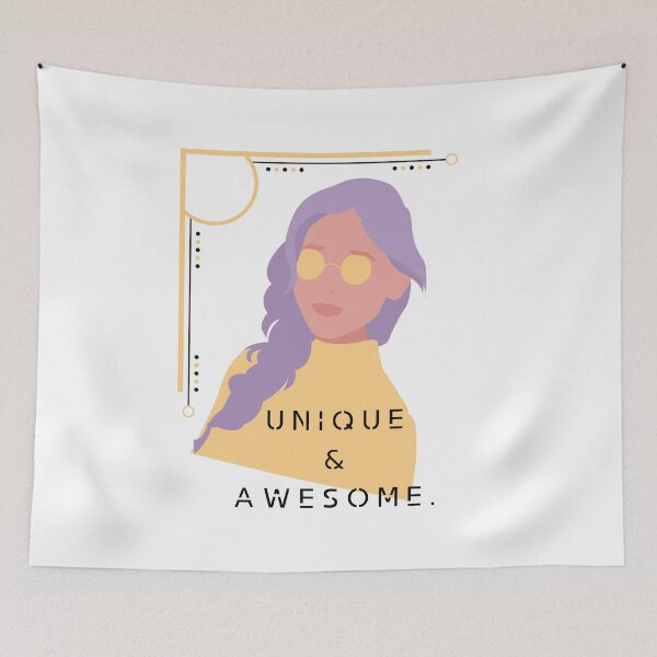 Item preview, Girl Woman Unique and Awesome designed and sold by LunaDesignsx.
