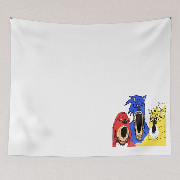 Item preview, SONIC THE CRINGEHOG KNUCKLES TAILS 4CHAN REDDIT KEANU REEVES designed and sold by Rosko-.