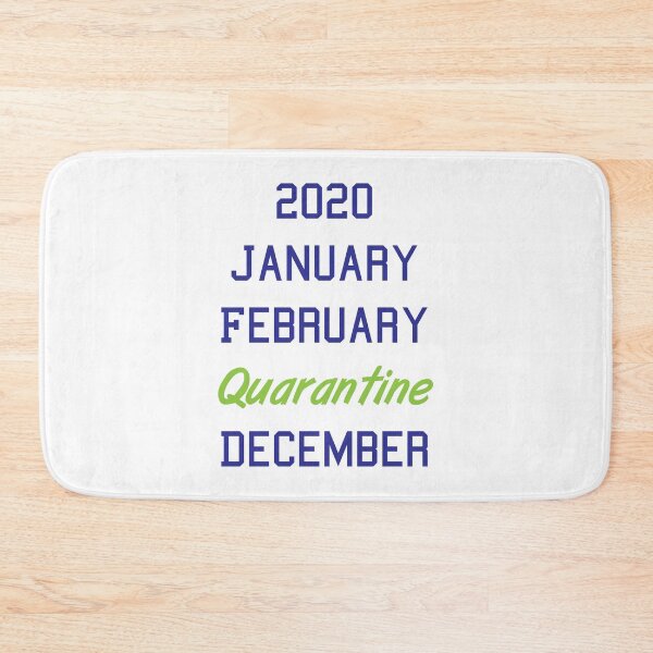 Item preview, 2020 January February Quarantine December designed and sold by MJLdesigns.