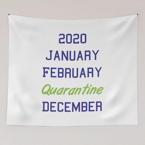 Item preview, 2020 January February Quarantine December designed and sold by MJLdesigns.