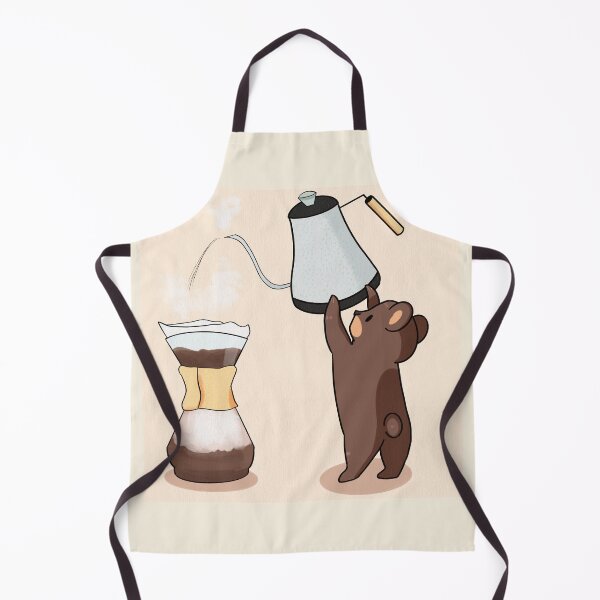 Item preview, Pour Over Coffee Bear designed and sold by CoffeePandaArt.