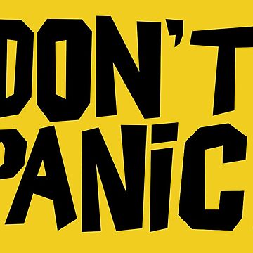 HHGTTG Don't Panic! Print - TV