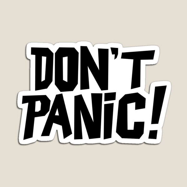 HHGTTG Don't Panic! Print - TV