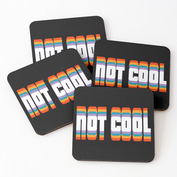 Item preview, Not Cool V4-Retro Vintage Colors designed and sold by BLACKSUN-SHOP.