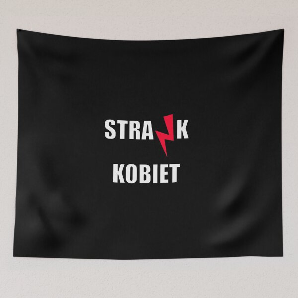 Item preview, Strajk Kobiet Poland Red Lightning Bolt designed and sold by oxoxoxo.