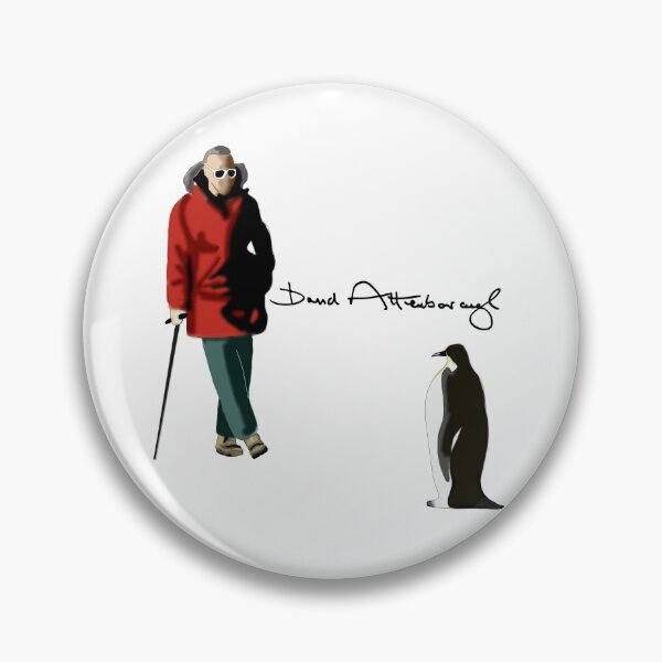 Item preview, Sir David Attenborough and Penguin designed and sold by made-by-bex.