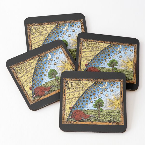 Item preview, Stars, Sun, Moon, Antique Alchemy Astronomy Illustration  designed and sold by ScienceSource.