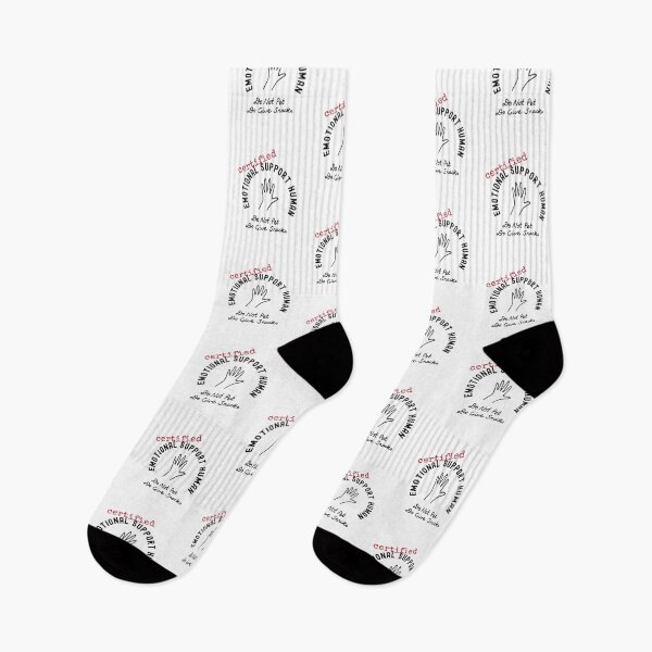 Item preview, Certified Emotional Support Human for Pet lovers who like Snacks | Service Human Pets Humour Funny Cute Doodle Cartoon designed and sold by ibeargifts.