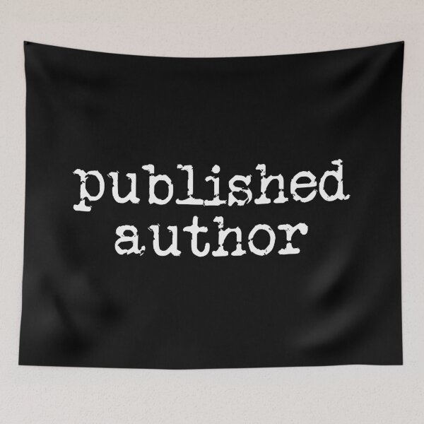 Item preview, published author white type designed and sold by TeaRoseWriter.