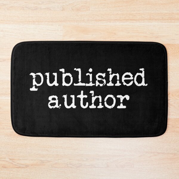 Item preview, published author white type designed and sold by TeaRoseWriter.