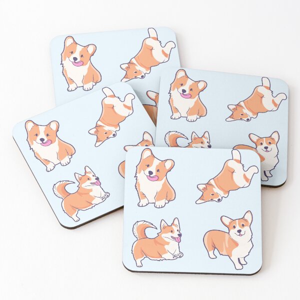 Item preview, Cute Pembroke Welsh Corgi Dogs Kawaii Cartoon Pack designed and sold by illhustration.