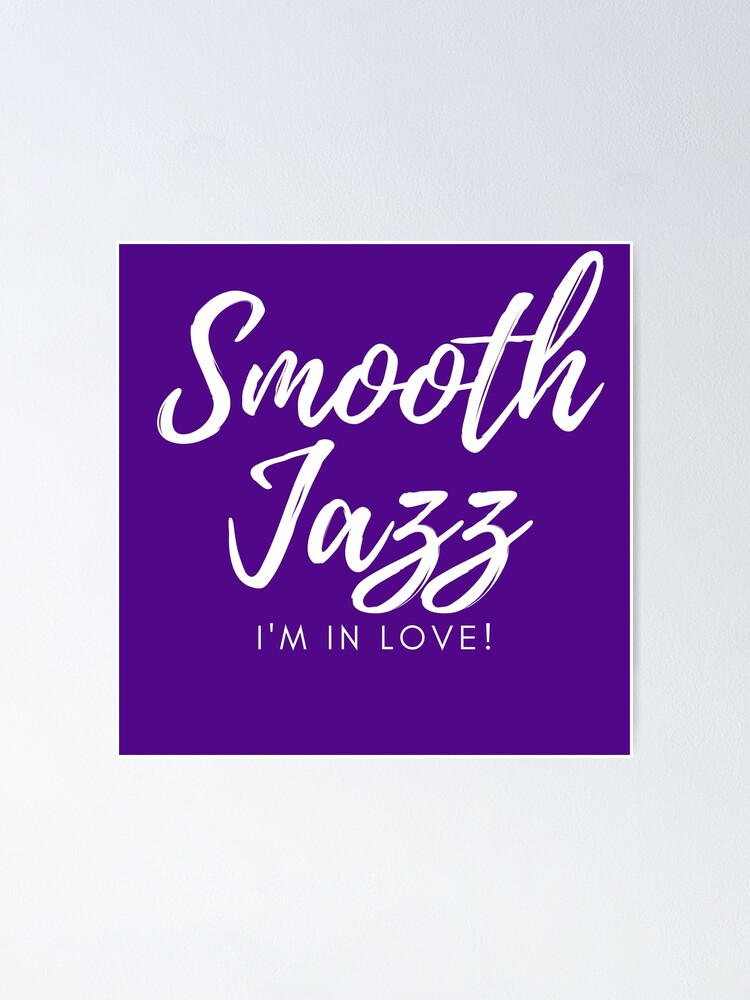 Thumbnail 2 of 3, Poster, TheCoffeeCupLife: Smooth Jazz I'm in Love (Purple and More) designed and sold by CoffeeCupLife2.