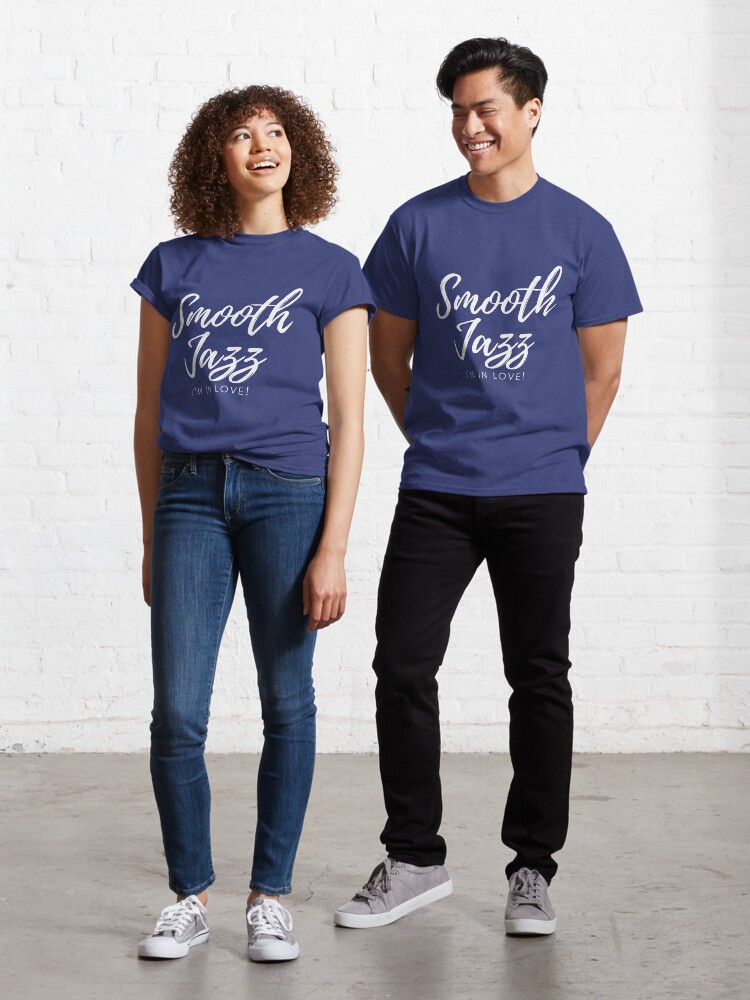 Thumbnail 1 of 7, Classic T-Shirt, TheCoffeeCupLife: Smooth Jazz I'm in Love (Purple and More) designed and sold by CoffeeCupLife2.