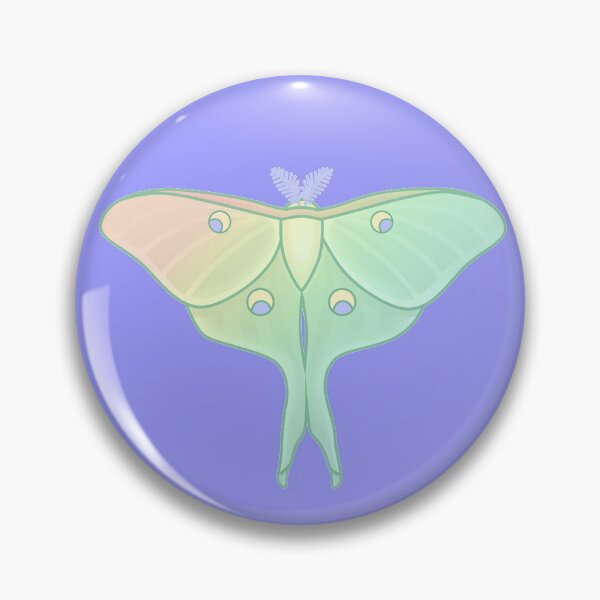 Item preview, pastel luna moth designed and sold by prismatic paper co.