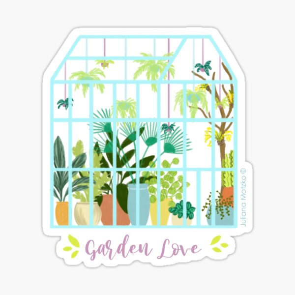 Garden Love - Version 2 Sticker