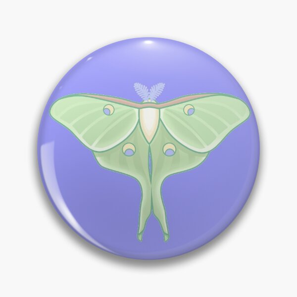 Item preview, pastel luna moth designed and sold by prismatic paper co.