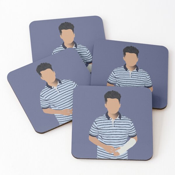 Item preview, Jordan Fisher in a Striped Polo Shirt designed and sold by catgrump.