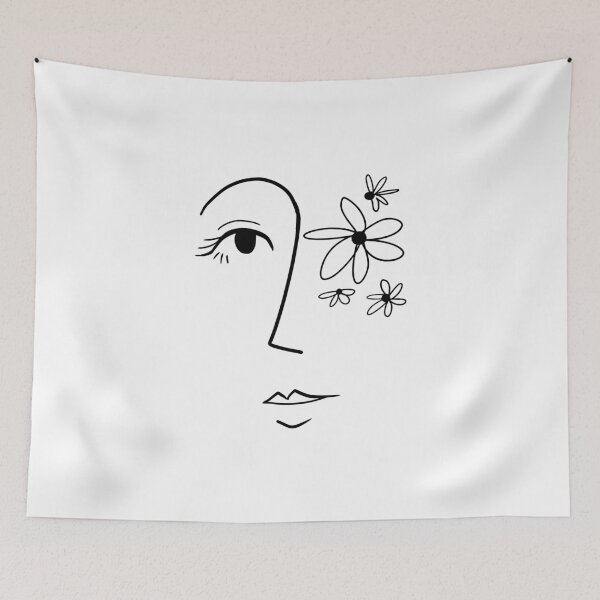 Item preview, Lady Floral-Black designed and sold by Ghaida-mb.