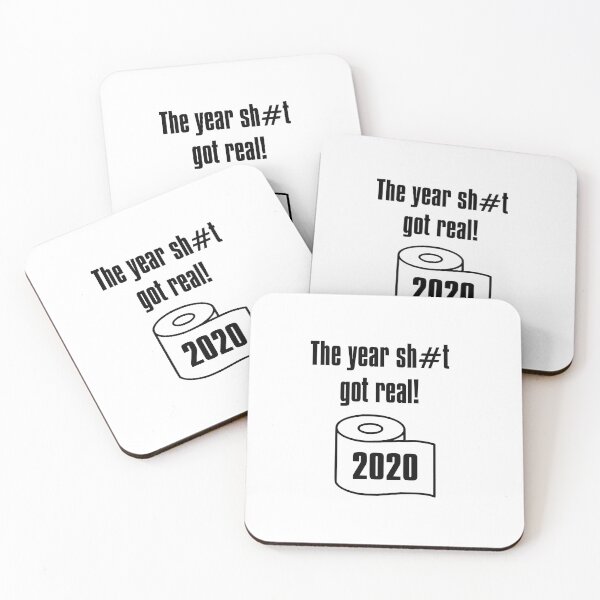 Item preview, The Year Shit Got Real 2020 designed and sold by OrnamentallyYou.