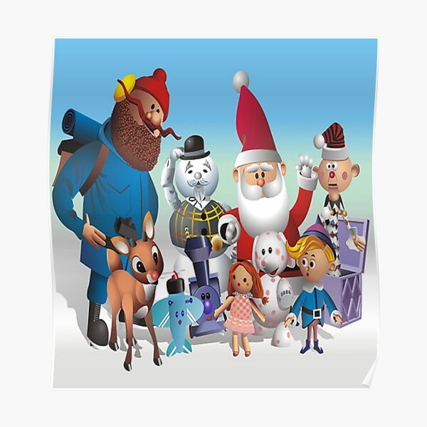 Dreamscapes Rudolph and Friends Poster