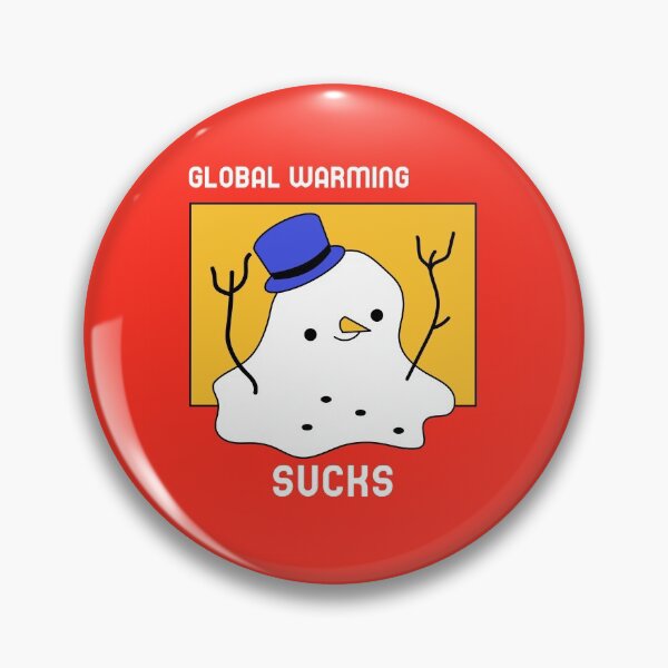 Artikelvorschau, Die globale Erwärmung ist scheiße – Trauriger schmelzender Schneemann entworfen und verkauft von ittybittyowl.