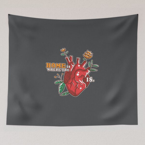 Item preview, Home is where the heart is designed and sold by ninthstreet.