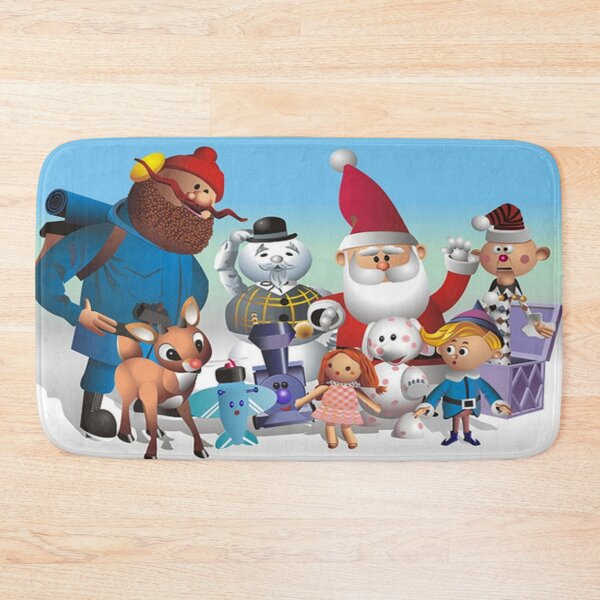 Rudolph and Friends | DreamscapesbyTeresa Bath Mat